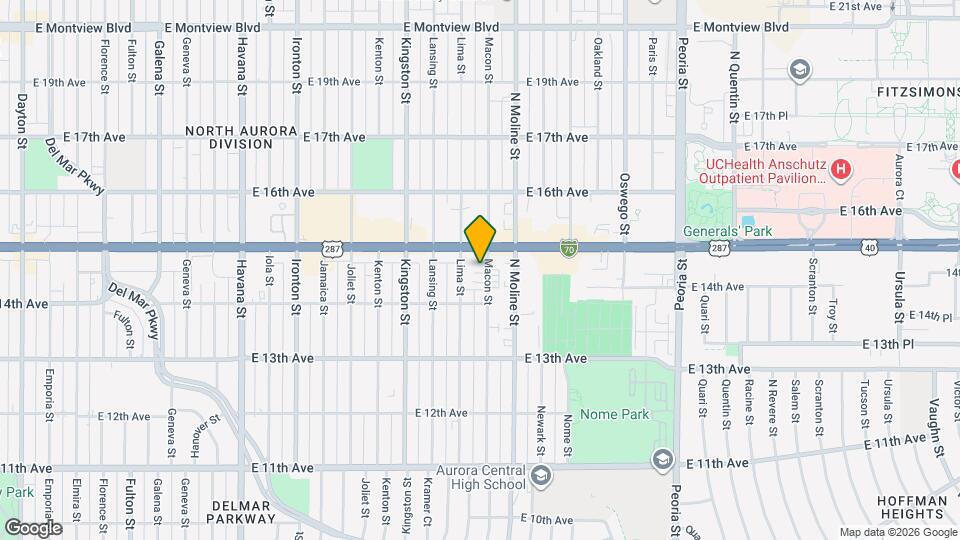 1475 Macon St Map and Location Details