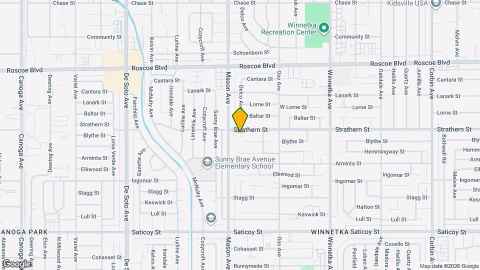 20454 Strathern St Map and Location Details