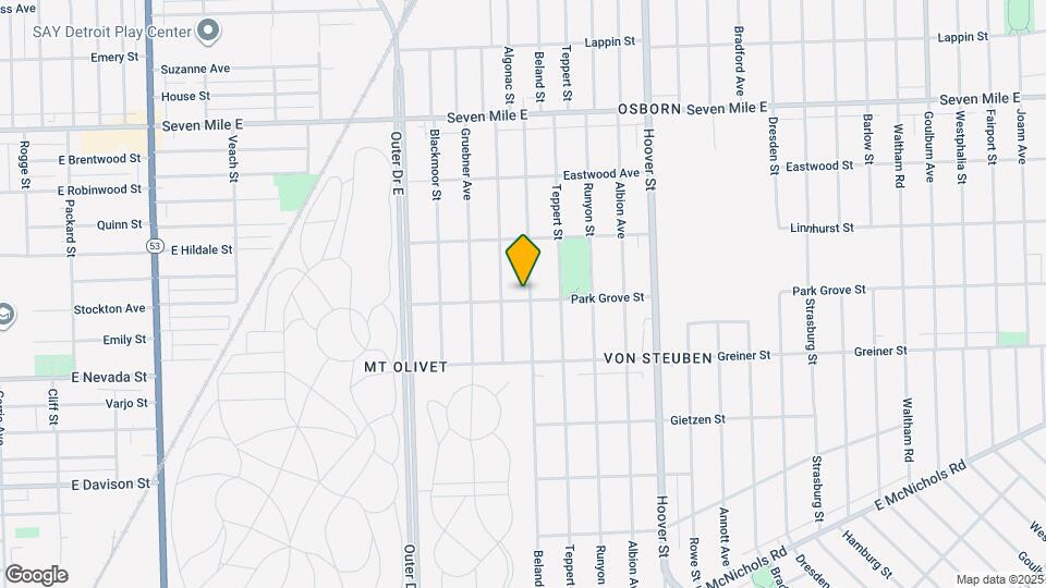 18411 Beland St Map and Location Details