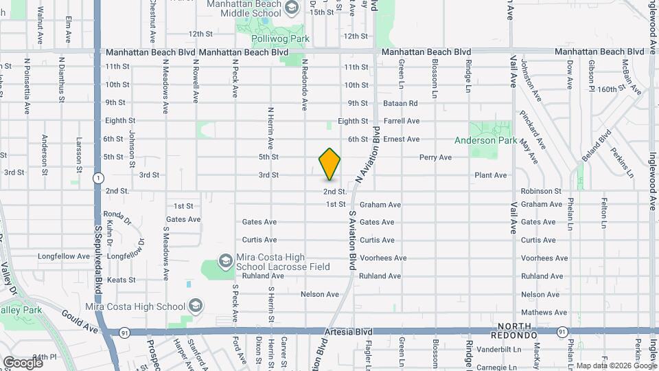 1741 2nd St. Map and Location Details