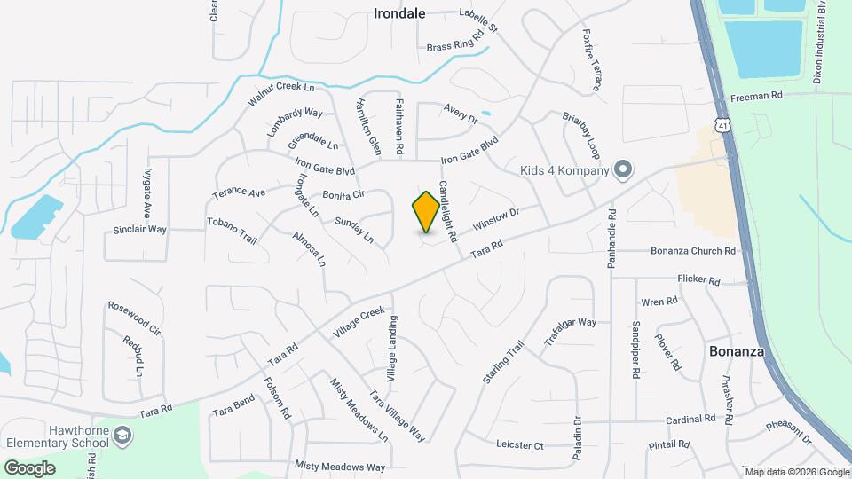 1230 Winslow Dr Mapa y Detalles de la Ubicación