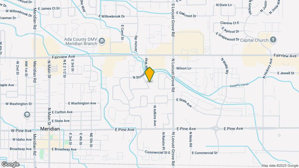 1382 N Penrith Ave Map and Location Details