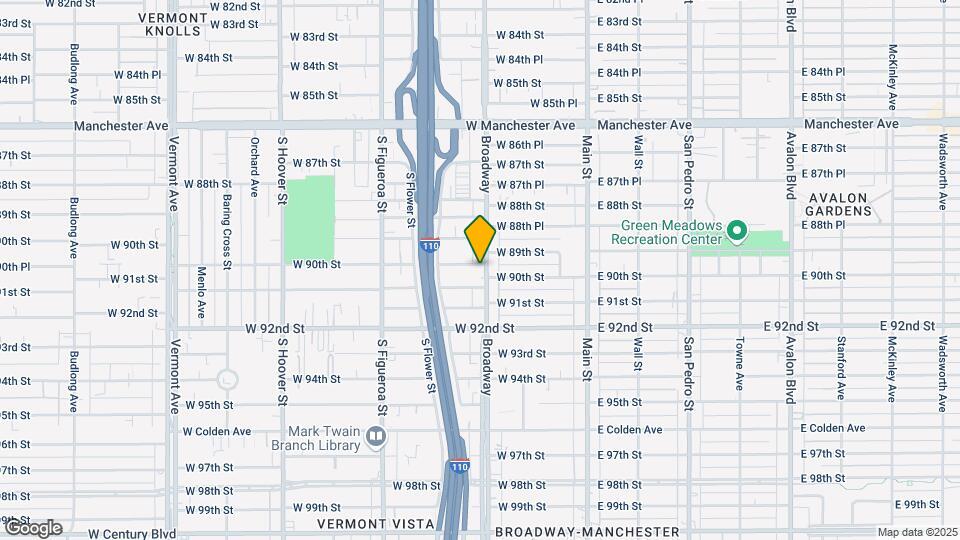 9001-9011 S Broadway Mapa y Detalles de la Ubicación