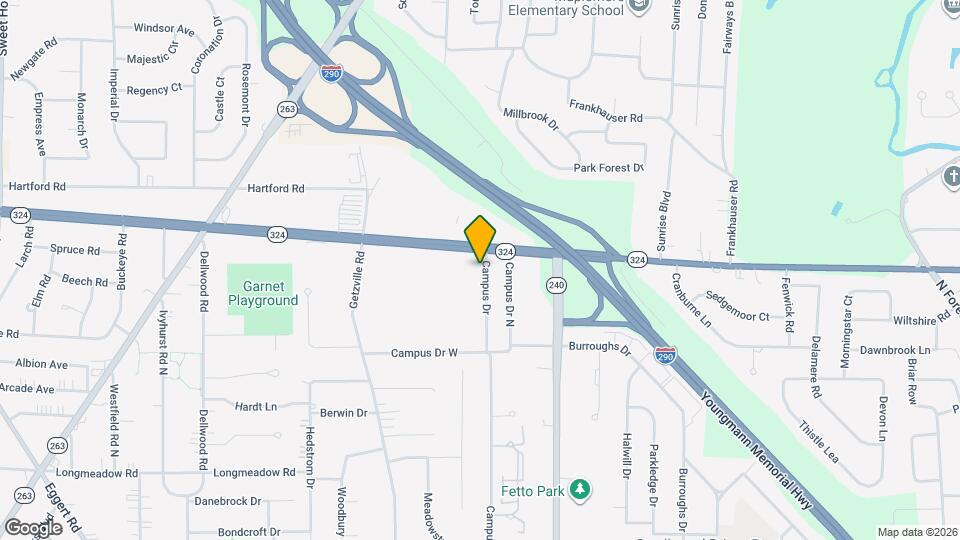 470 Campus Dr Map and Location Details