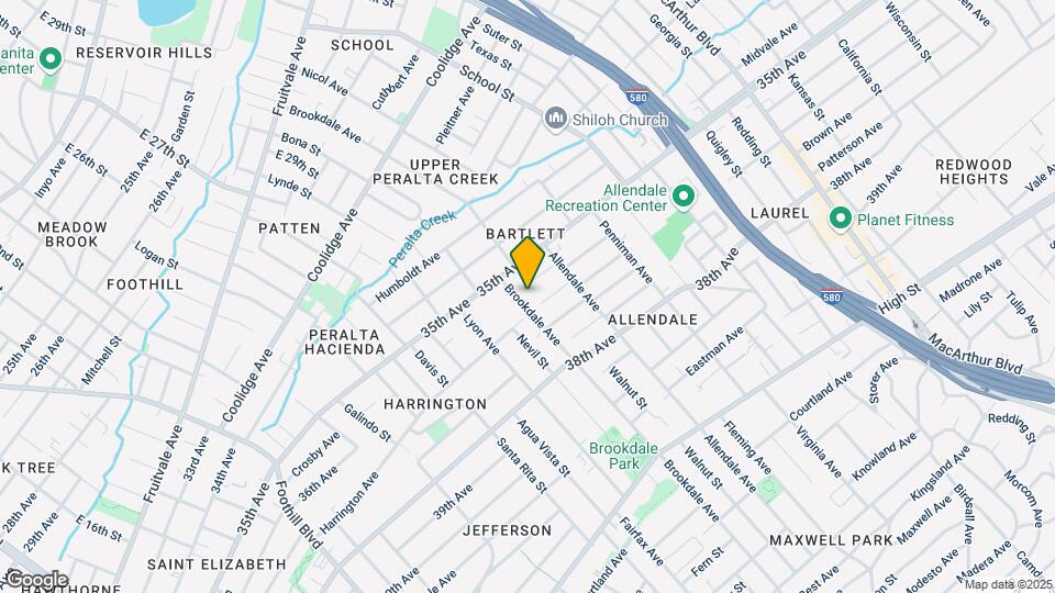 3550 Brookdale Ave Mapa y Detalles de la Ubicación