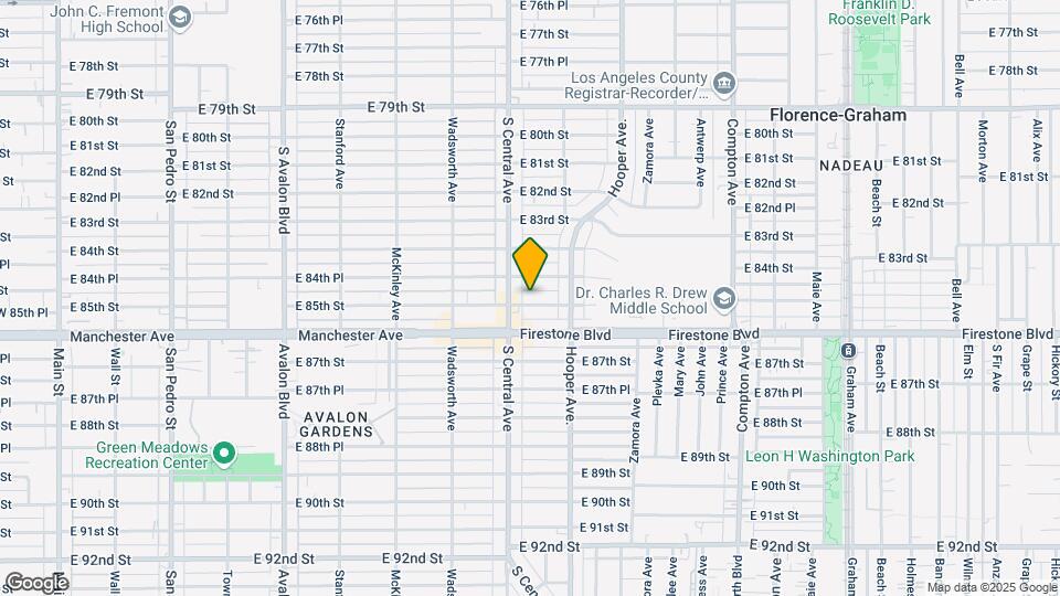 1117 E 85th St Map and Location Details