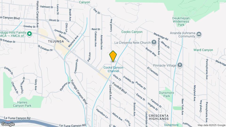 4644 Lowell Ave Map and Location Details