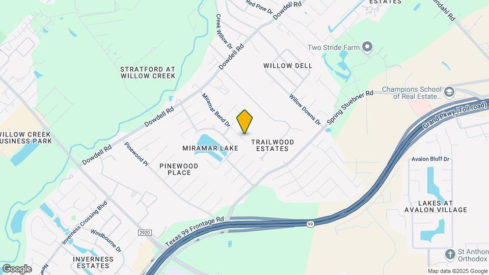 8119 Braddock Hills Ln Map and Location Details