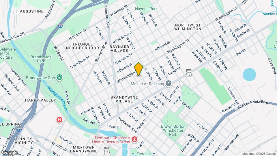 2517 N West St Map and Location Details