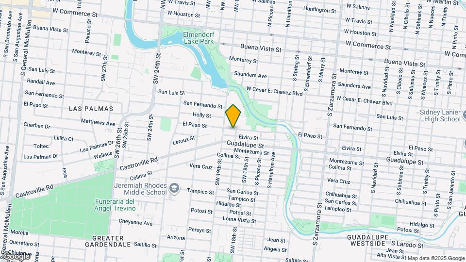 3206 El Paso St Map and Location Details