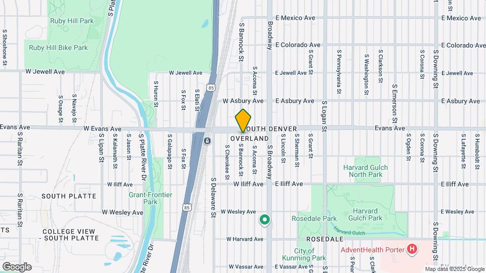 2124 S Bannock St Map and Location Details