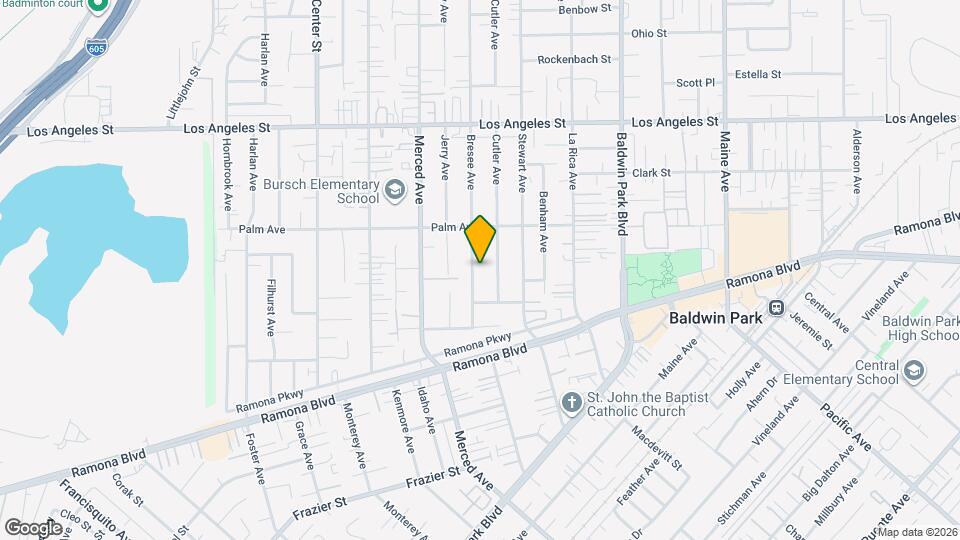 4102 Bresee Ave, Unit 1 Map and Location Details