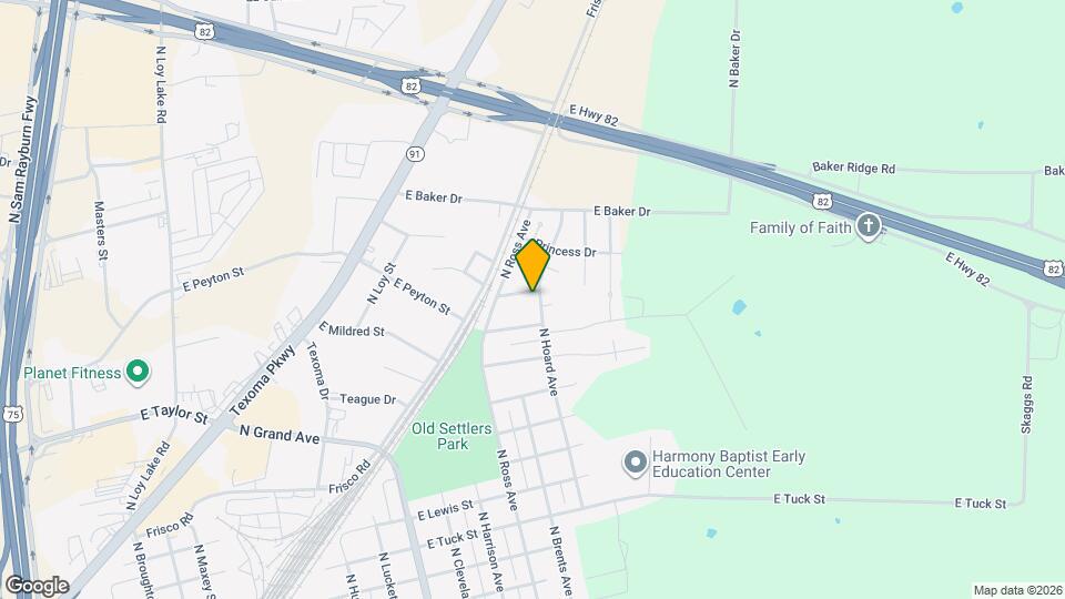 1920 Elizabeth St Map and Location Details