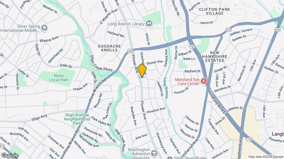 8413 Flower Ave Mapa y Detalles de la Ubicación