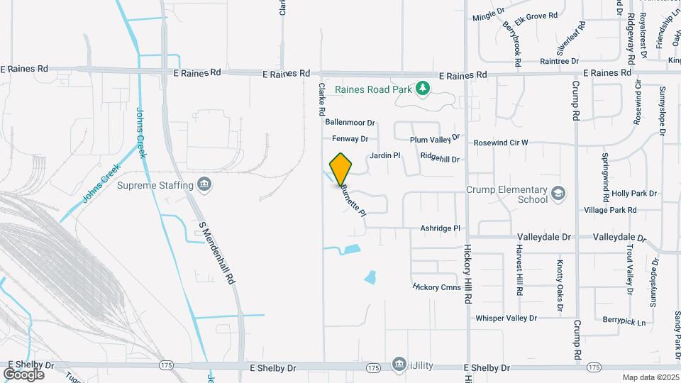 4375 Burnette Pl Map and Location Details