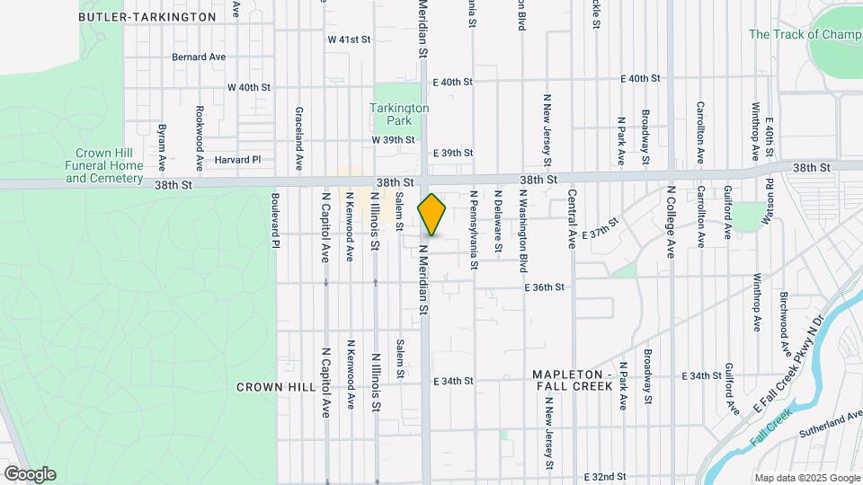 3715 N Meridian St Map and Location Details