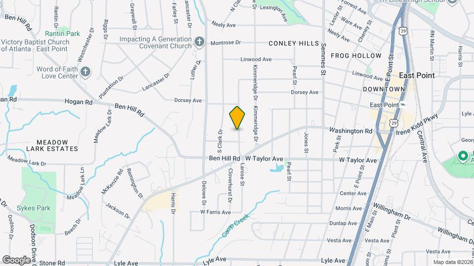 2933 Cloverhurst Dr Map and Location Details