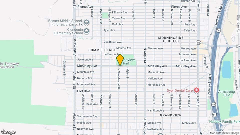 3100 McKinley Ave Map and Location Details