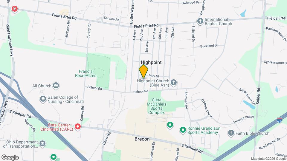 11949 3rd Ave Map and Location Details