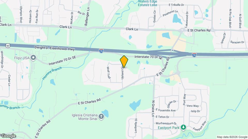 702 Upland Creek Rd Map and Location Details