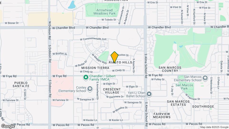 1290 W Chicago St Map and Location Details