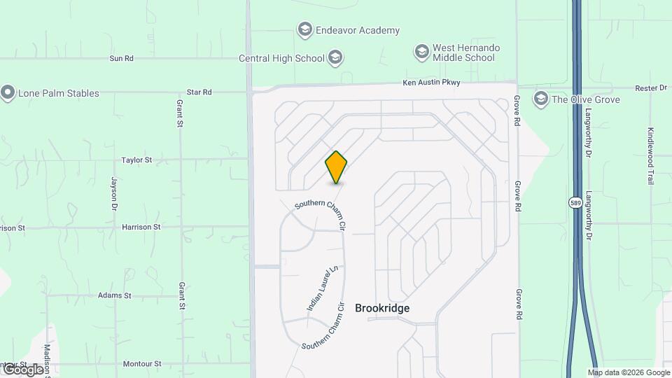 8761 Fetterbush Ct Map and Location Details