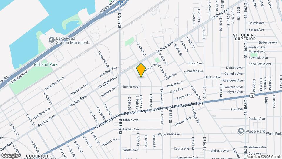 1169 E 60th St Map and Location Details