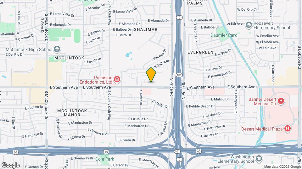 2129 E Huntington Dr Map and Location Details