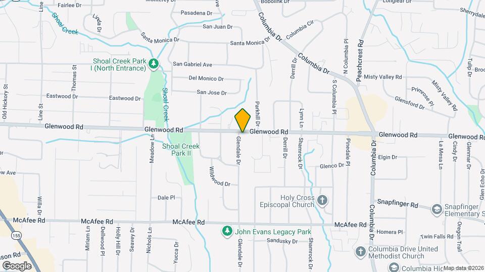 3787 Glenwood Rd Map and Location Details