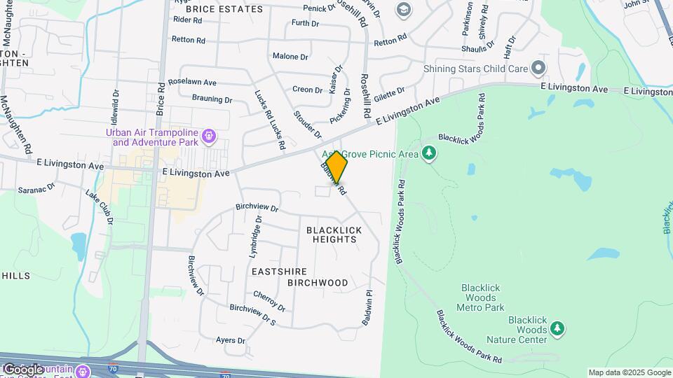 1981 Baldwin Rd Map and Location Details