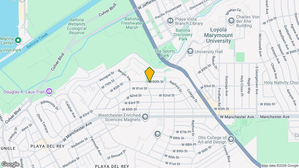 7462 W 80th St Map and Location Details
