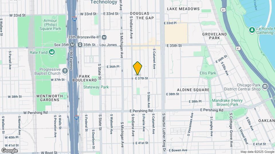214 E 37th St Map and Location Details