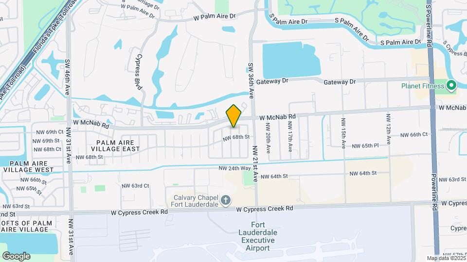 6830 NW 23rd Terrace Map and Location Details