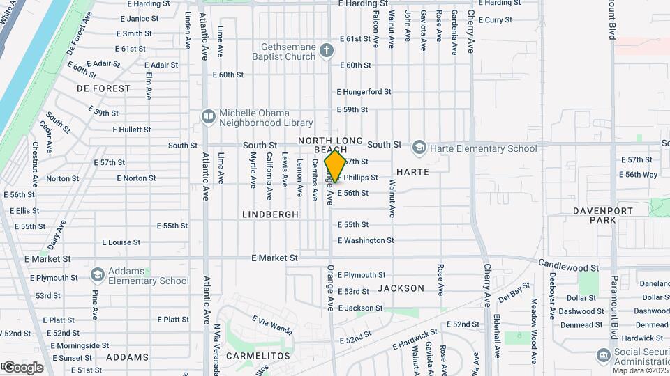 1207 E 56th St Mapa y Detalles de la Ubicación