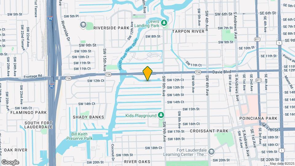 1105 SW 12th Ct Map and Location Details