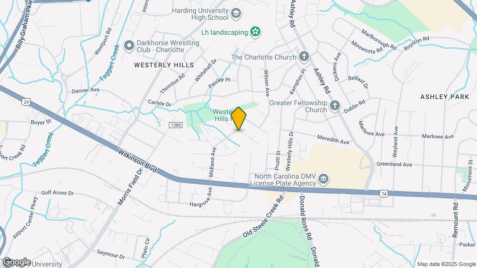 3625 Simmons St Map and Location Details