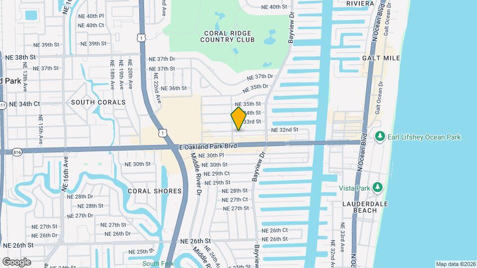 2708 NE 32nd St Map and Location Details