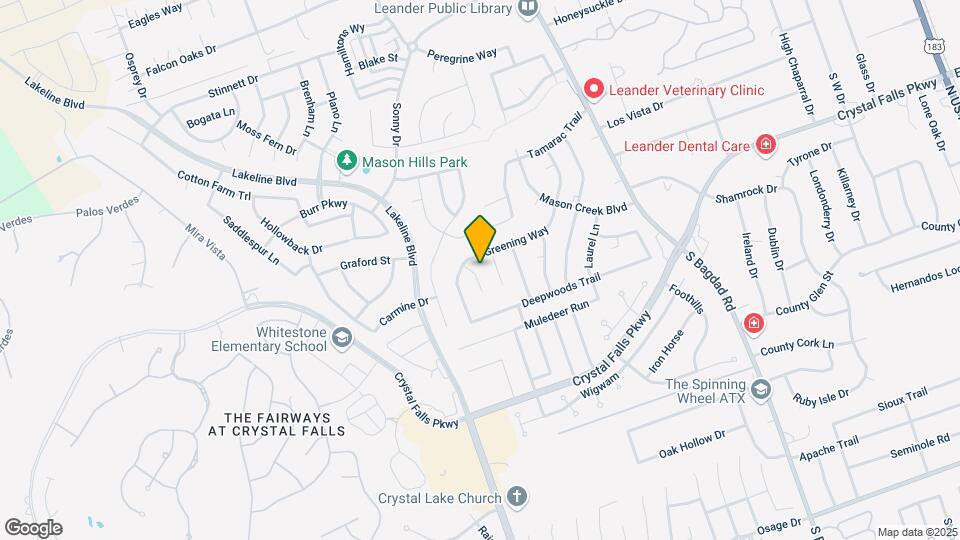 1704 Primrose Ln Map and Location Details