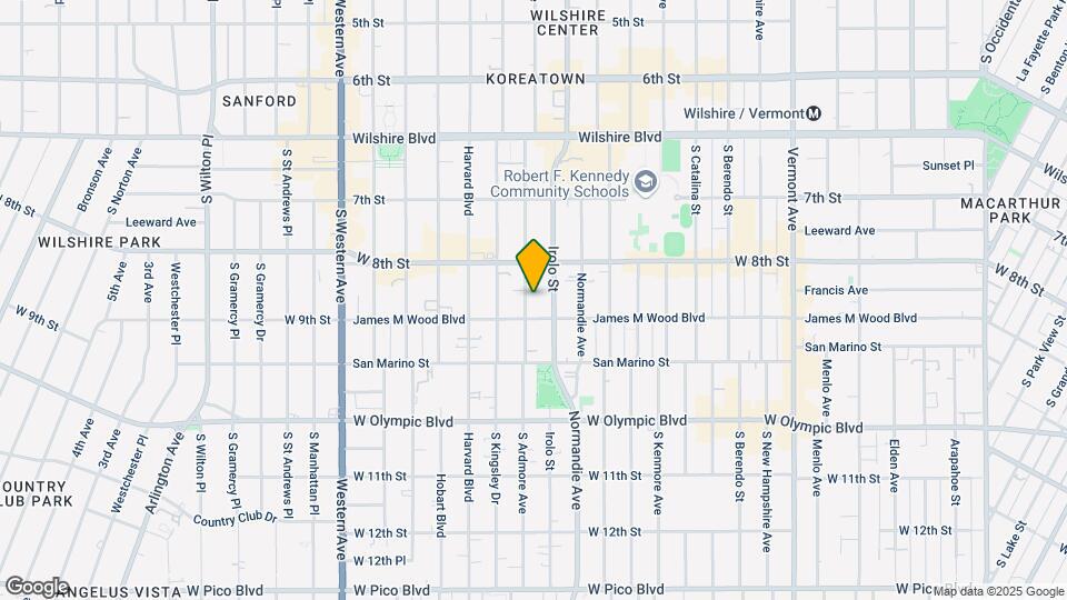 848 S Ardmore Ave Map and Location Details