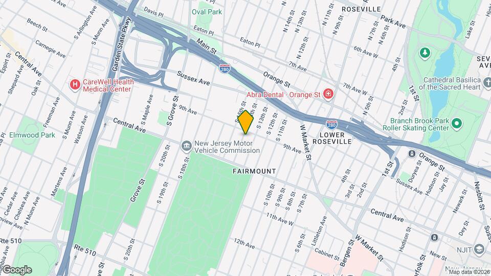 112 S 14th St, Unit Unit B Map and Location Details