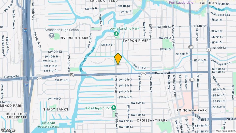 853 SW 11th Ct Map and Location Details
