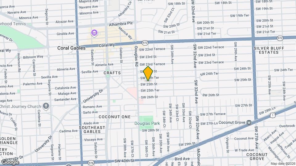 3645 SW 25th St Map and Location Details