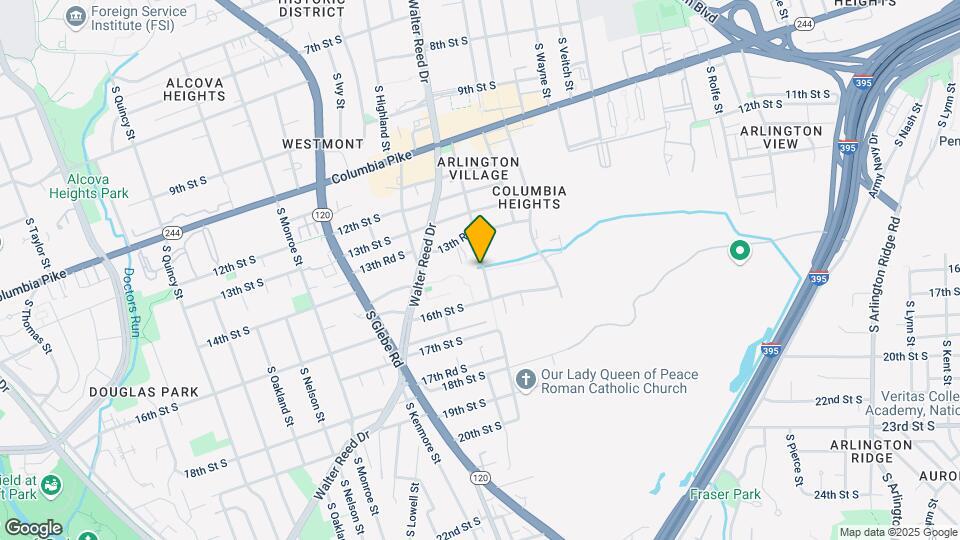 1510 S Edgewood St Map and Location Details
