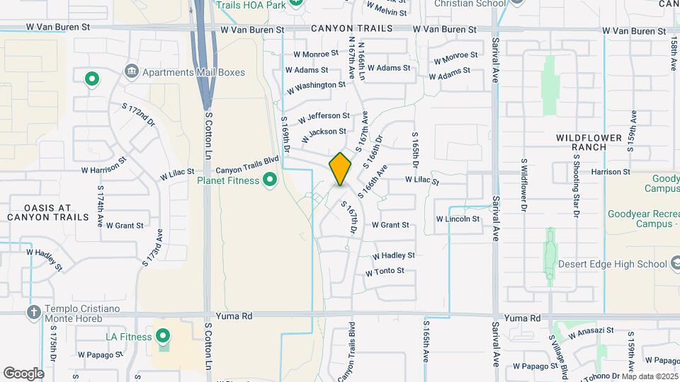 552 S 167th Ln Map and Location Details