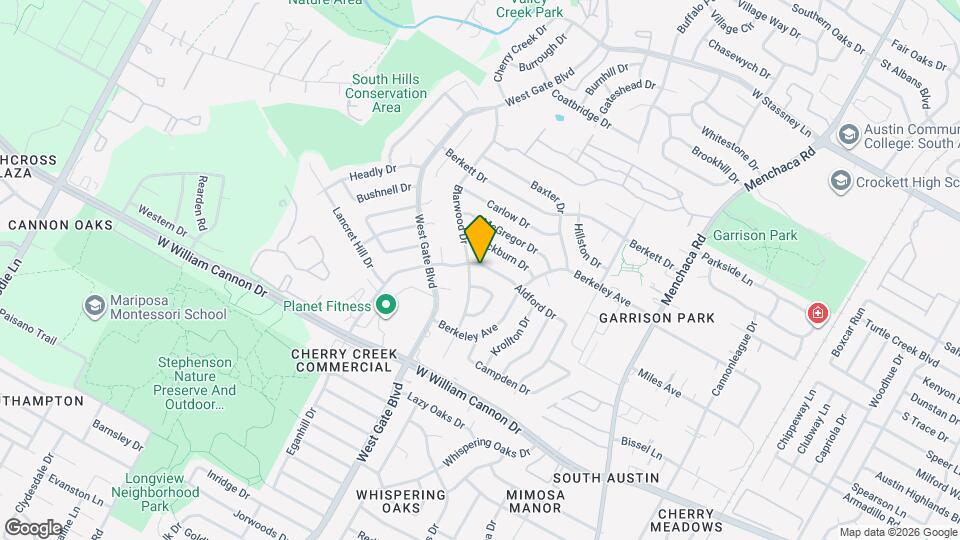 2607 Aldford Dr Map and Location Details