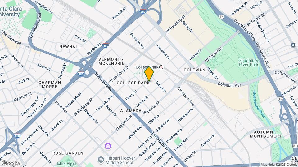 856 Emory St Mapa y Detalles de la Ubicación