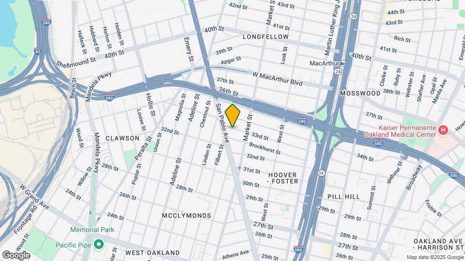 943 33rd St Mapa y Detalles de la Ubicación