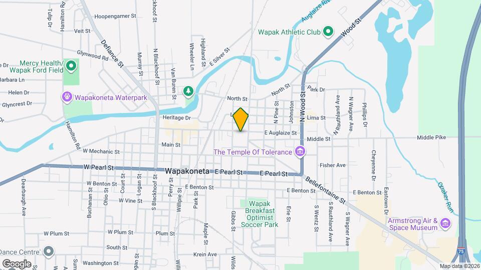 307 E Auglaize St Map and Location Details