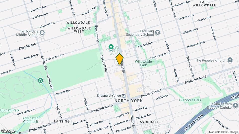 4978-4978 Yonge St Map and Location Details