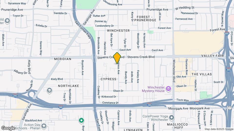 339 Cypress Ave Map and Location Details